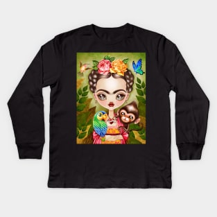 Frida Querida Kids Long Sleeve T-Shirt